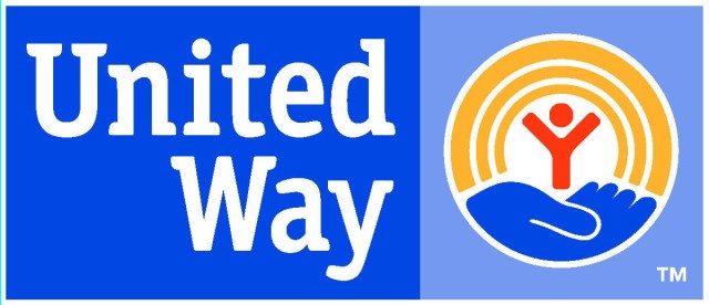 Blue, white, yellow, and orange United Way logo image