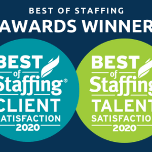 2 awards for best of staffing in 2020