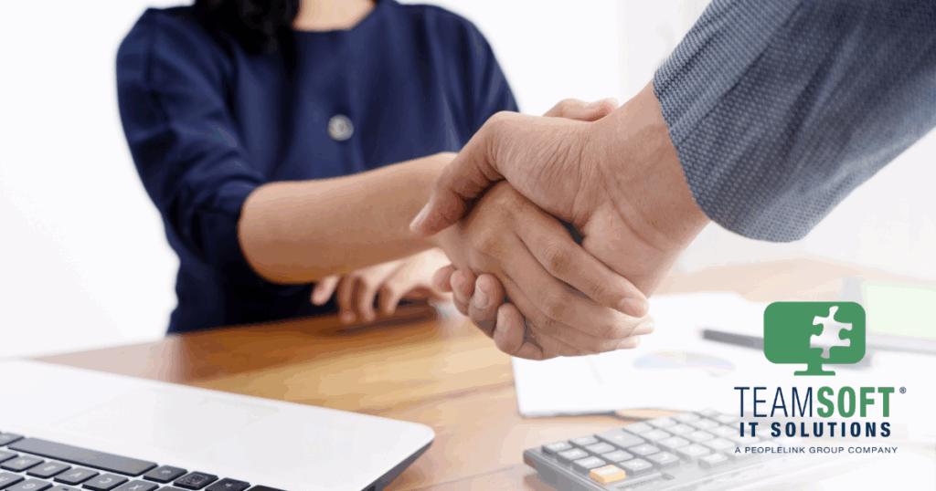 Professionals shaking hands.