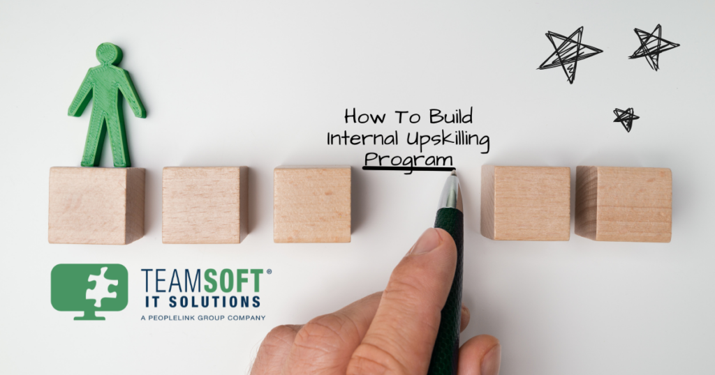Image with text "how to build an upskilling program".
