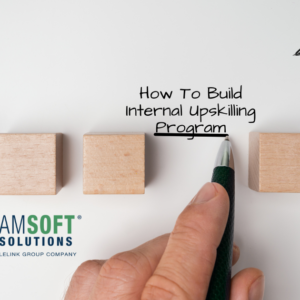 Image with text "how to build an upskilling program".