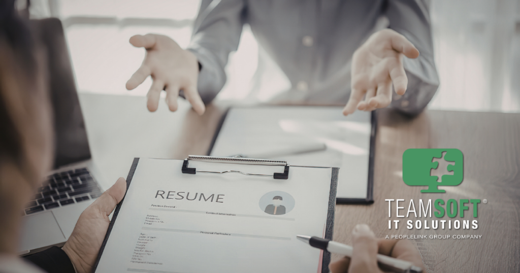 Recruiter and candidate using resume as a screening tool.