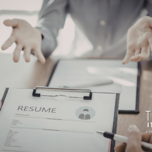 Recruiter and candidate using resume as a screening tool.